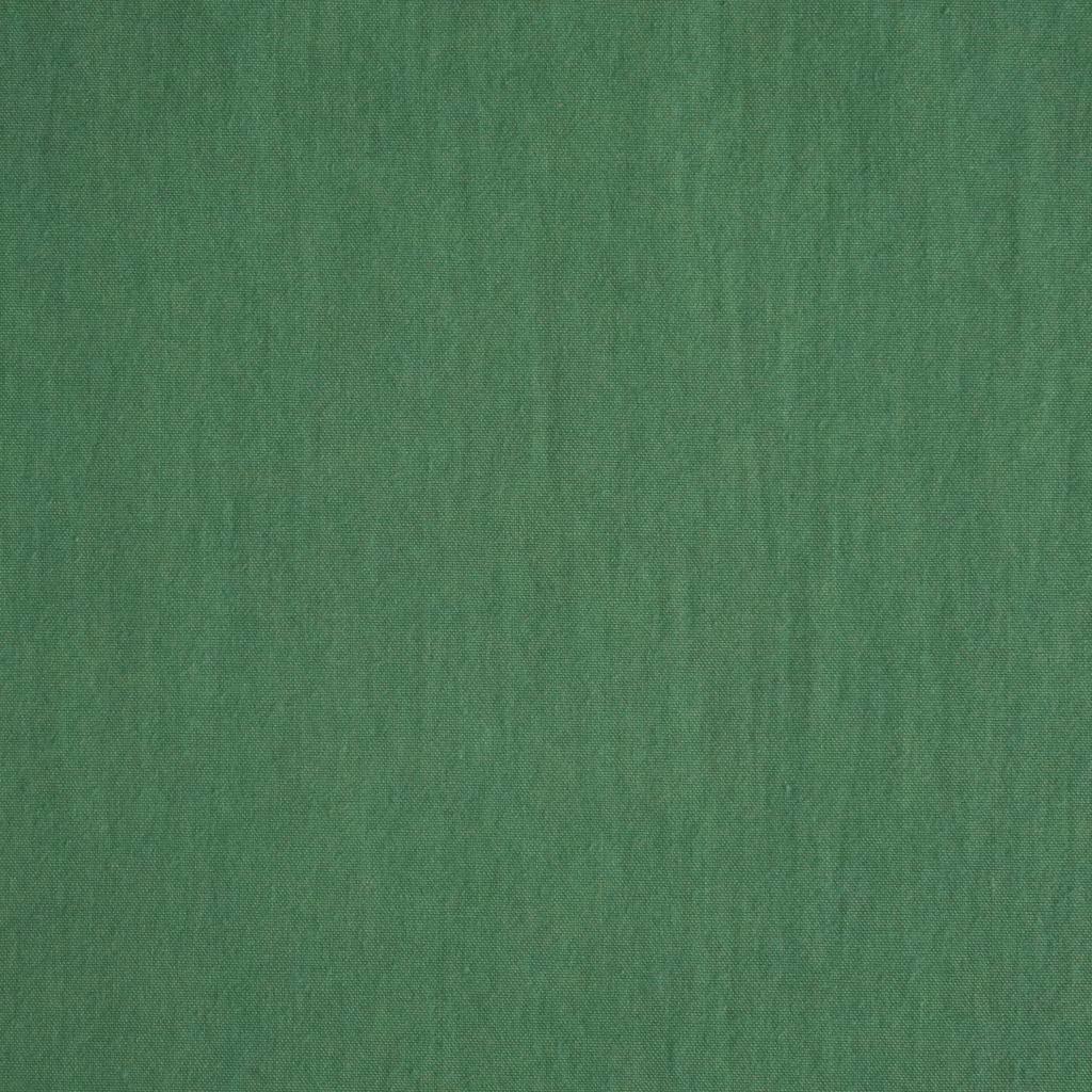 Baumwoll-Popelin gekämmt stone washed mittelgrün